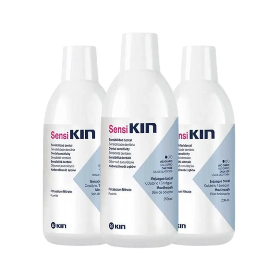 3x SENSI KIN - płyn do płukania jamy ustnej 250ml