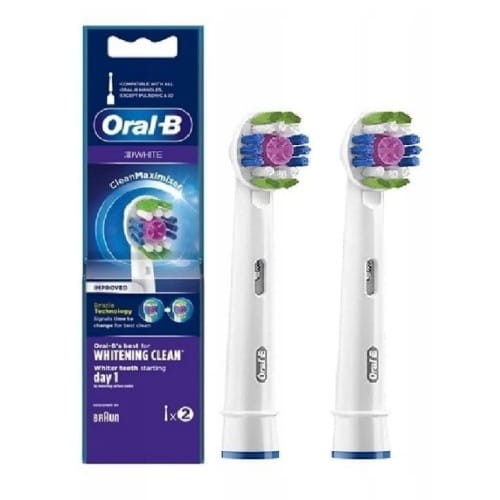 ORAL-B 3D WHITE CLEAN MAXIMISER EB18PRB-2 - końcówki do szczoteczki elektrycznej 2 szt. 