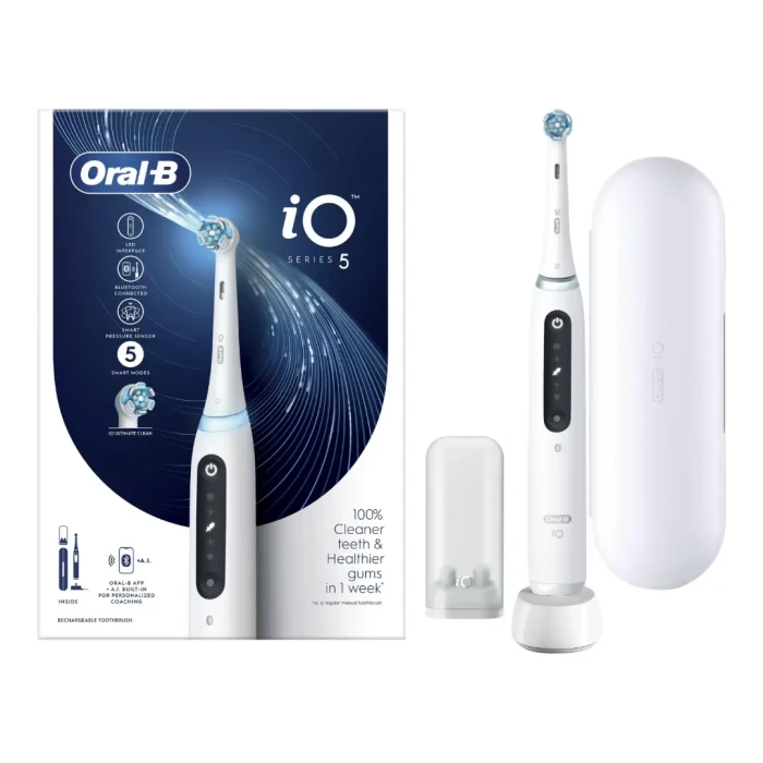 ORAL-B iO SERIES 5 QUITE WHITE - szczoteczka elektryczna BIAŁA