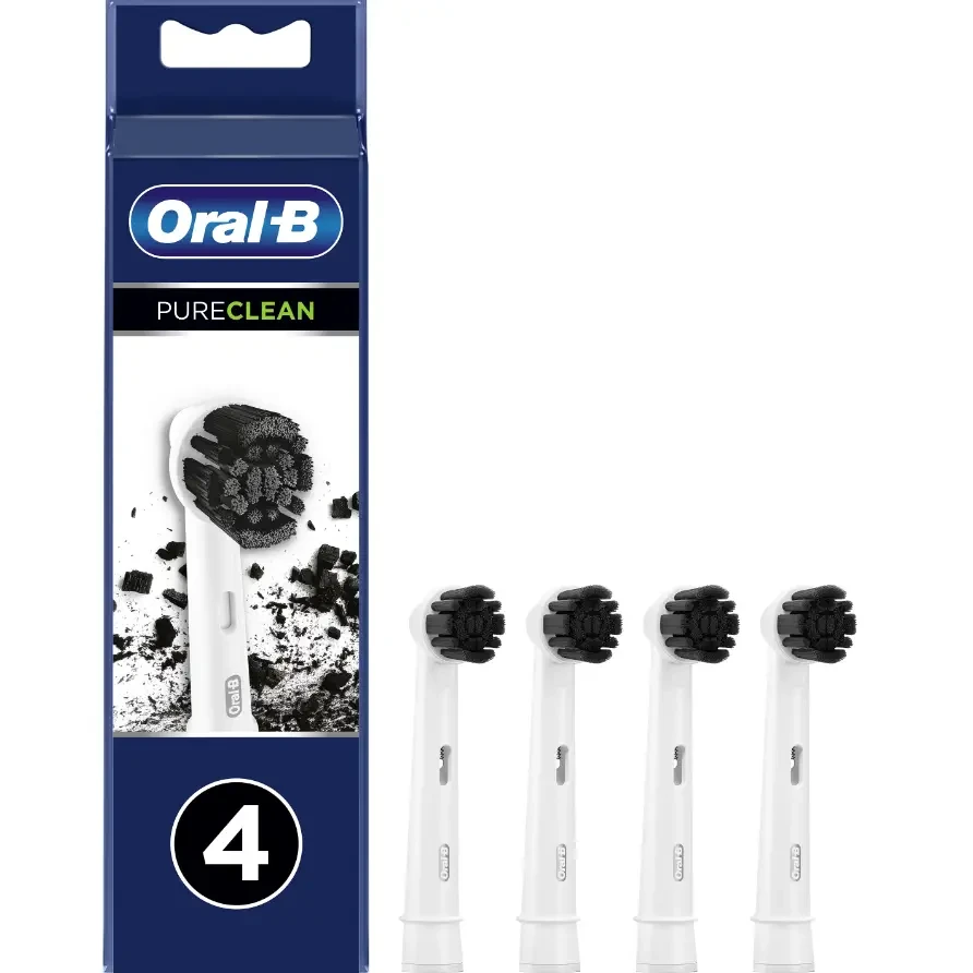 ORAL-B CHARCOAL - końcówki do szczoteczki elektrycznej Pure Clean 4 szt.