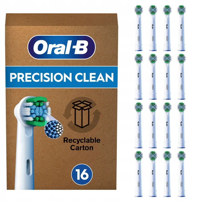 ORAL-B EB20RX-16 PRO PRECISION CLEAN - końcówki do szczoteczki elektrycznej Oral-B Precision Clean 16szt.