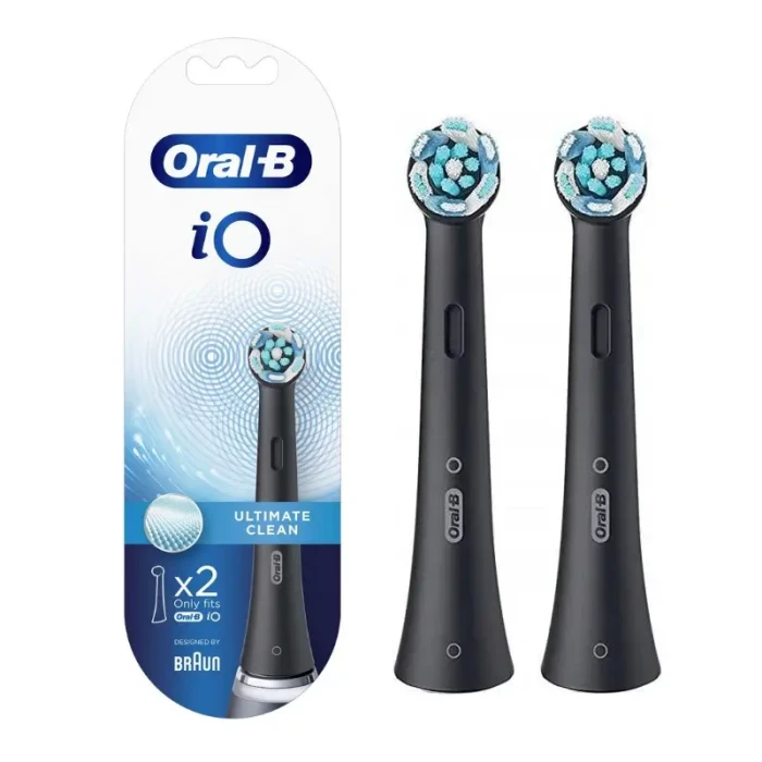 ORAL-B iO ULTIMATE CLEAN - końcówki do szczoteczki elektrycznej czarne 2 szt.