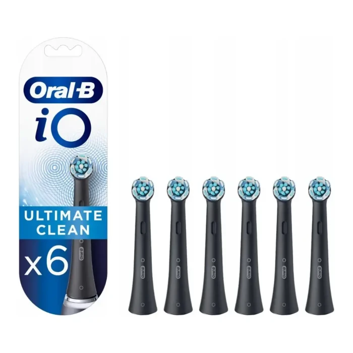 ORAL-B iO ULTIMATE CLEAN - końcówki do szczoteczki elektrycznej czarne 6 szt.
