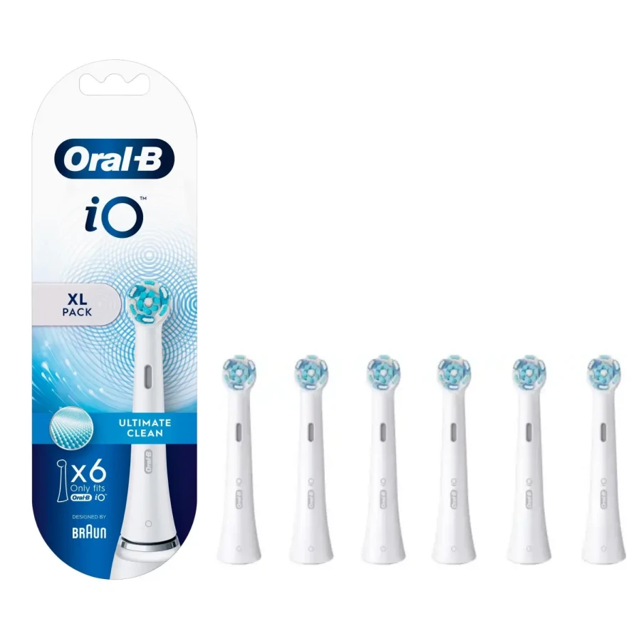 ORAL-B iO ULTIMATE CLEAN - końcówki do szczoteczki elektrycznej białe