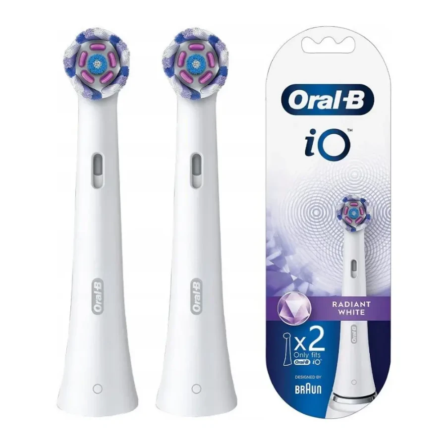 ORAL-B iO RB WW-2 RADIANT WHITE - końcówki do szczoteczki elektrycznej białe