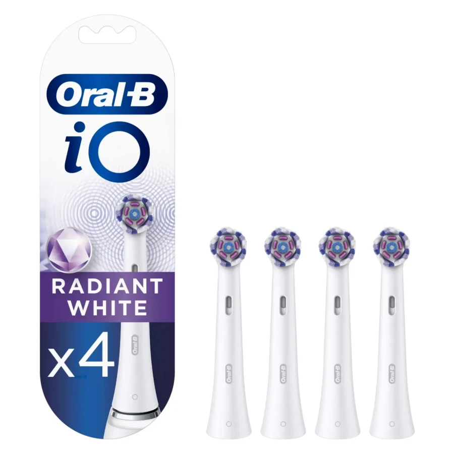 ORAL-B iO RB WW-4 RADIANT WHITE - końcówki do szczoteczki elektrycznej białe 4 szt.