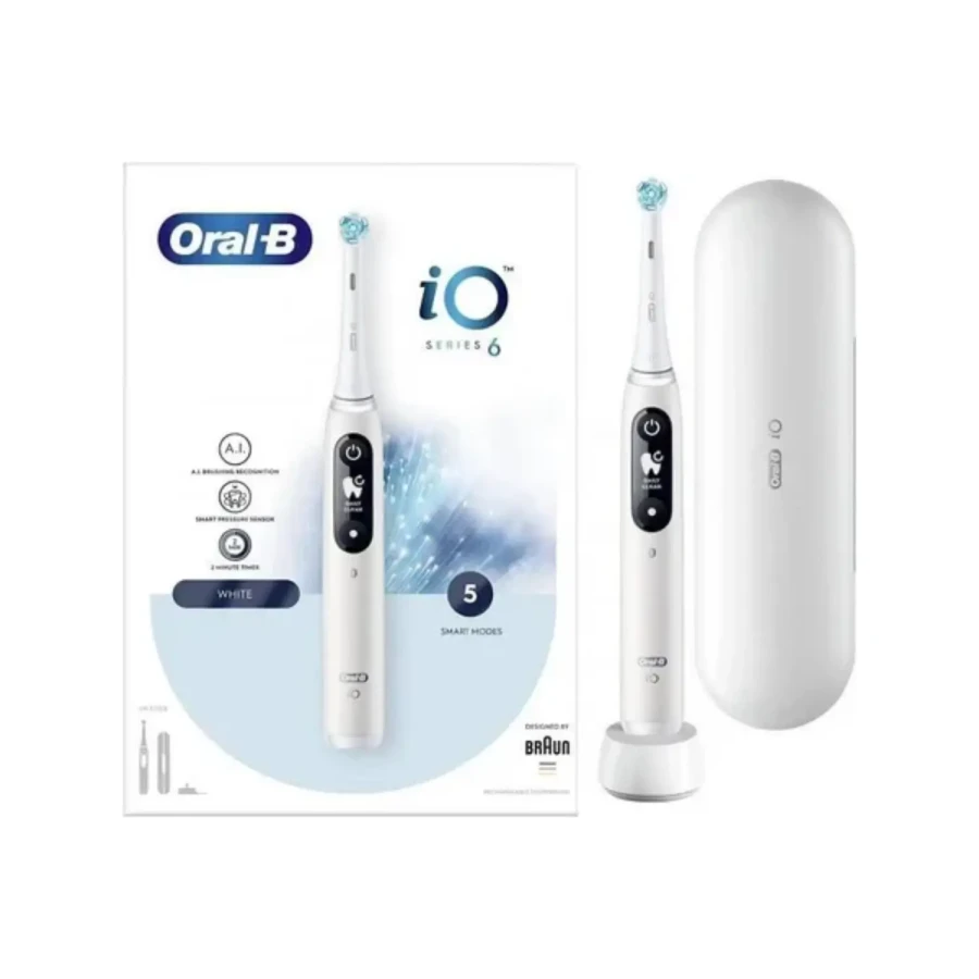 ORAL-B iO SERIES 6 WHITE - szczoteczka elektryczna BIAŁA