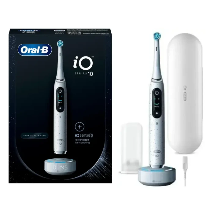 ORAL-B iO Series 10 Stardust White - szczoteczka elektryczna biała