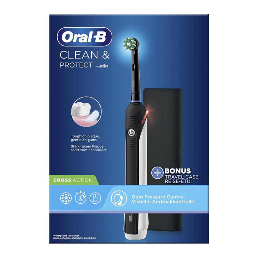 Oral-B Pro 2 Clean and Protect Black - szczoteczka elektryczna czarna