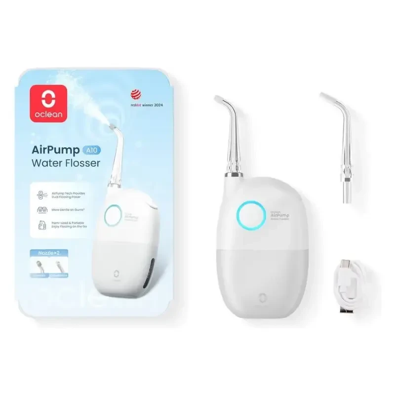 OCLEAN AirPump A10 - irygator dentystyczny bezprzewodowy biały