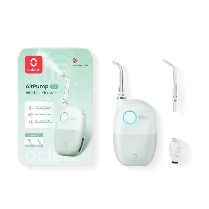 OCLEAN AirPump A10 - irygator dentystyczny bezprzewodowy zielony