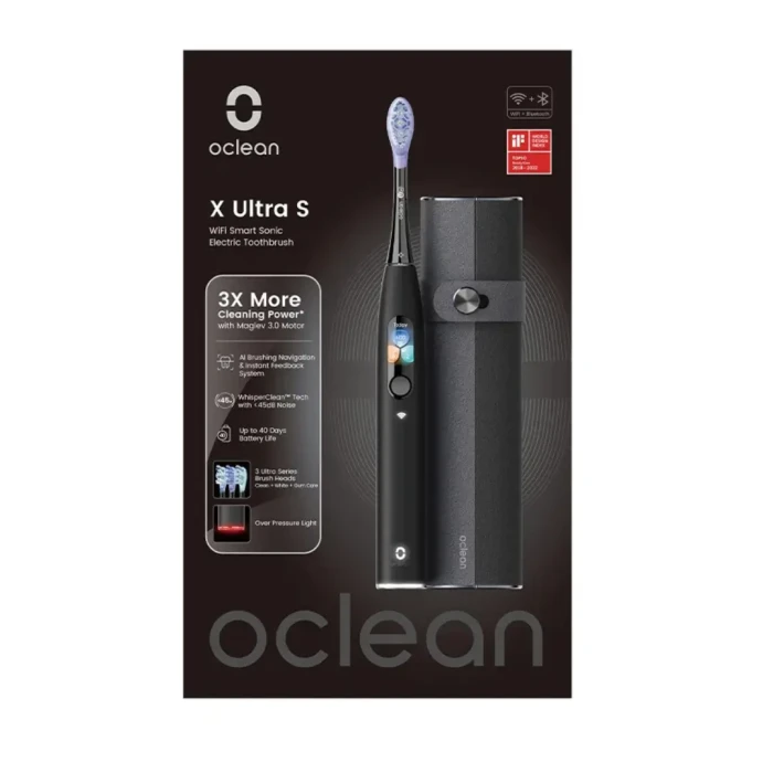 OCLEAN X Ultra S Black - szczoteczka soniczna czarna