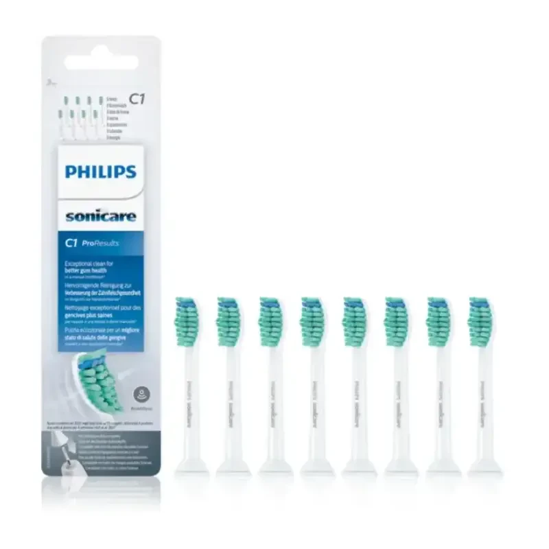 PHILIPS SONICARE C1 PRORESULTS HX6018/07 - końcówki do szczoteczki sonicznej 8 szt.