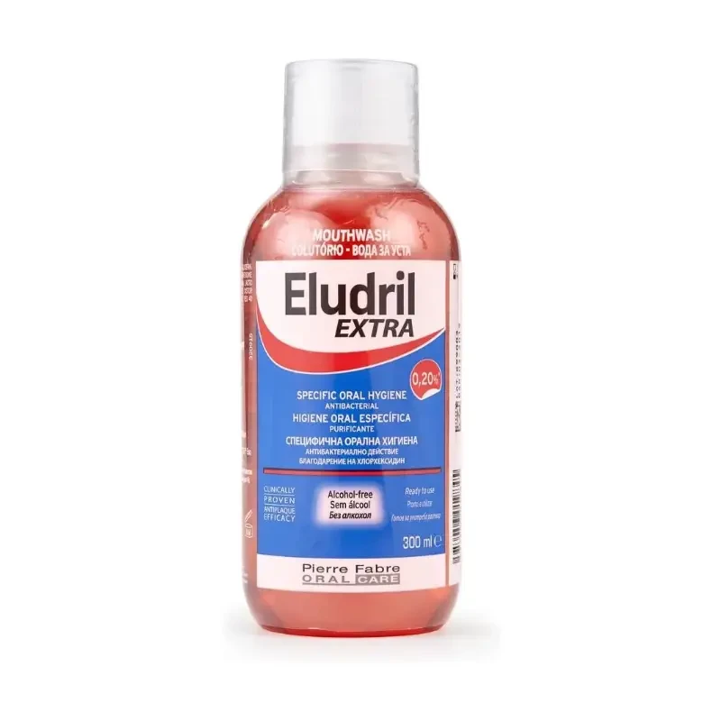 ELUDRIL Extra - płyn do płukania jamy ustnej z chlorheksydyną 300ml