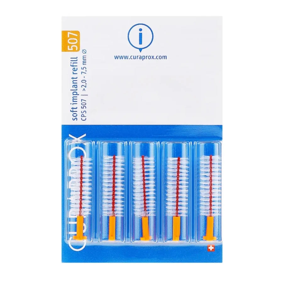 CURAPROX CPS 507 Soft Implant Refill - szczoteczki międzyzębowe 5 szt.