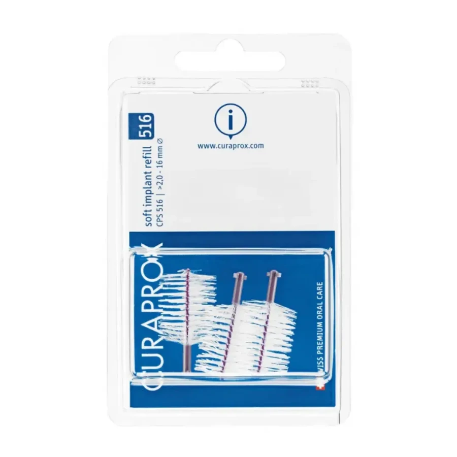 CURAPROX CPS 516 Soft Implant Refill - szczoteczki międzyzębowe 3 szt.