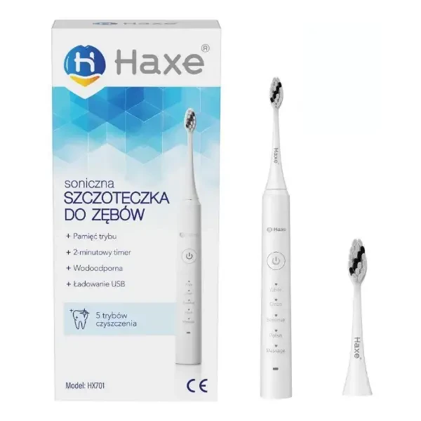 HAXE - soniczna szczoteczka do zębów biała