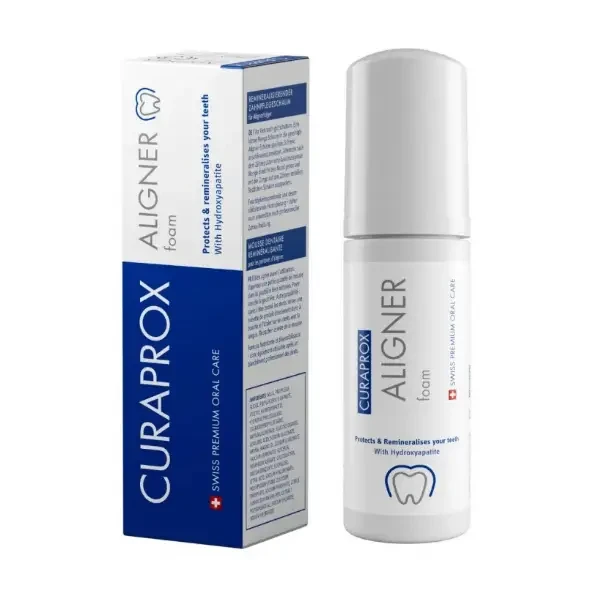 CURAPROX Aligner Foam - pianka do czyszczenia nakładek ortodontycznych 40ml