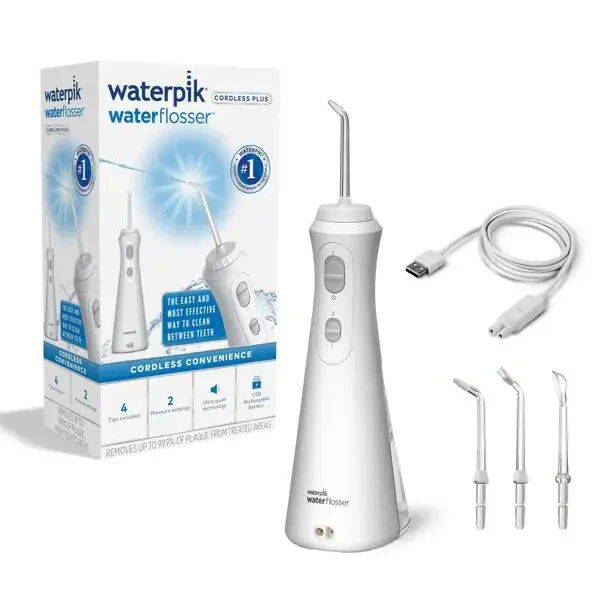WATERPIK WP-490 Cordless Plus - bezprzewodowy irygator dentystyczny do zębów