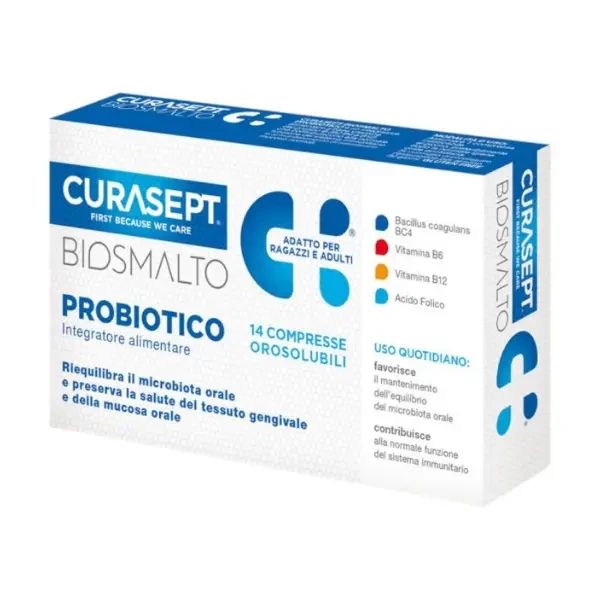 CURASEPT Biosmalto Probiotico - suplement diety 14 tabletek