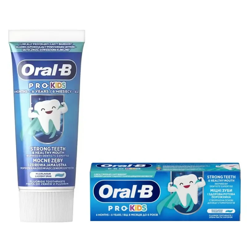 ORAL-B Pro Kids Mocne Zęby - pasta do zębów dla dzieci od 6 miesięcy do 6 lat