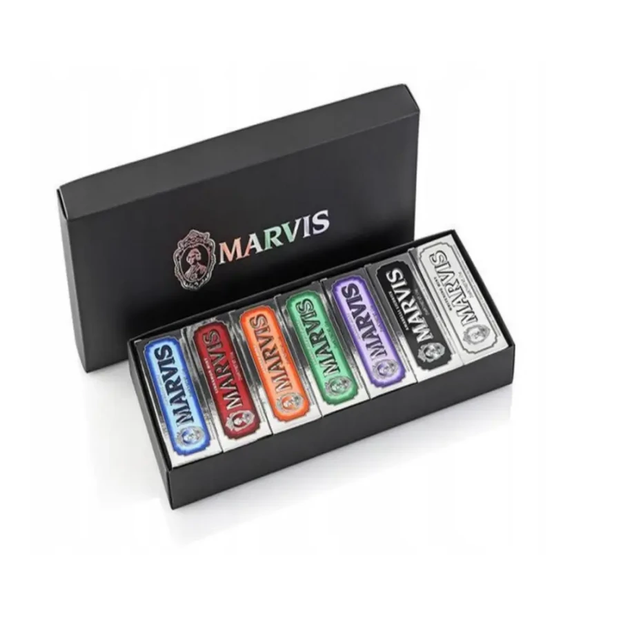 MARVIS Black Box Set - zestaw past do zębów 7x25ml