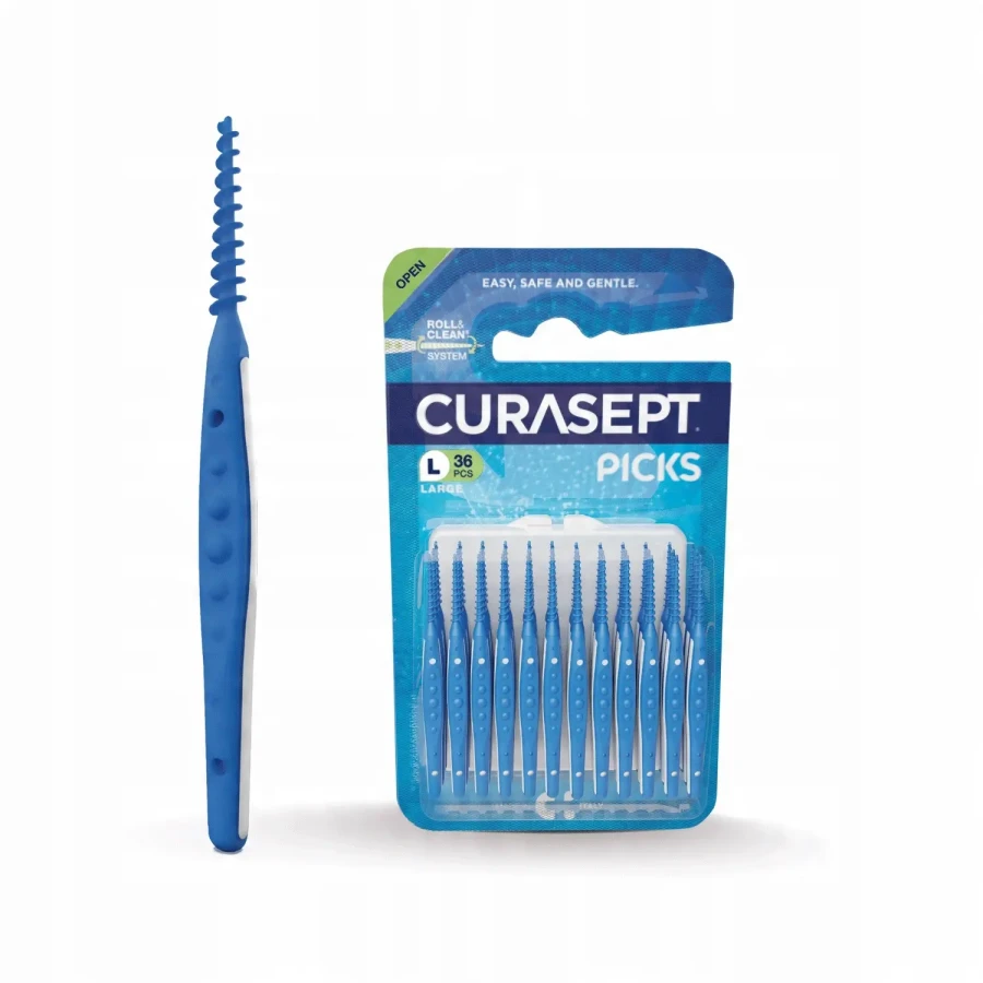 CURASEPT Picks Large - gumowe szczoteczki międzyzębowe duże 36 szt.