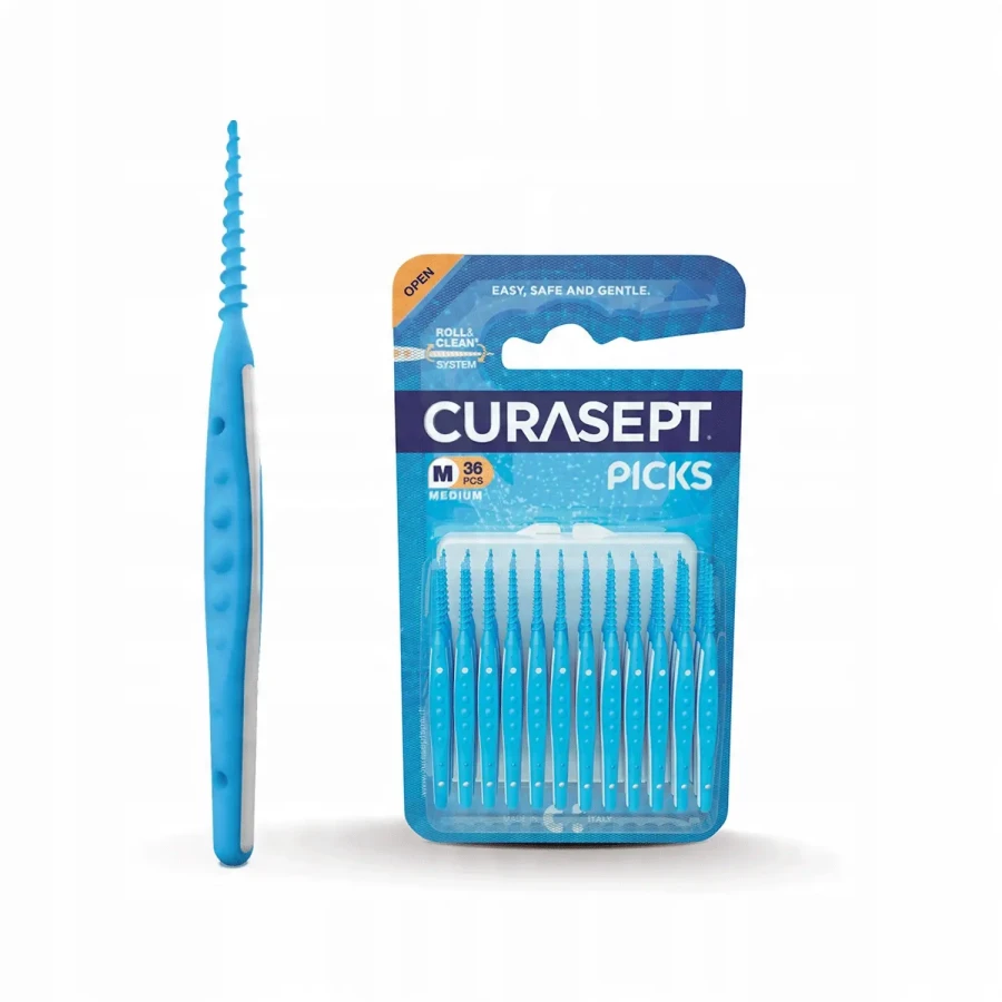CURASEPT Picks Medium - gumowe szczoteczki międzyzębowe średnie 36 szt.