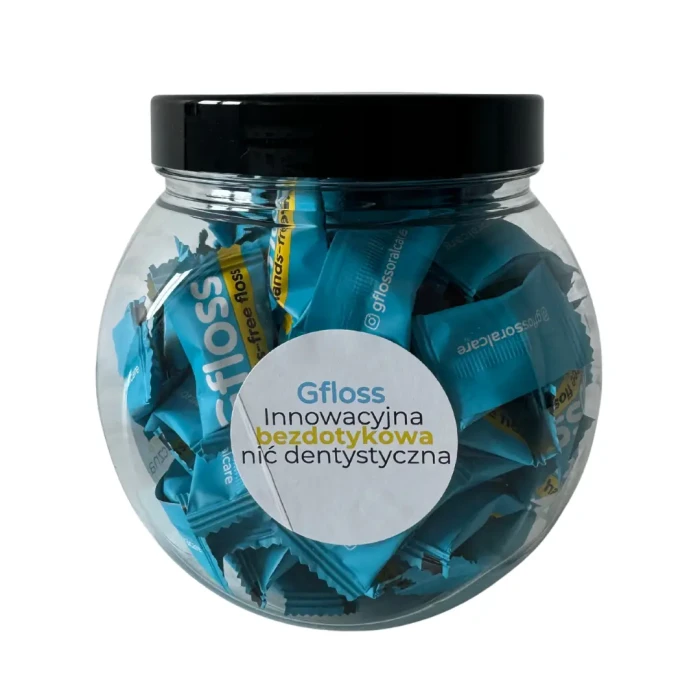Gfloss - zestaw gabinetowy bezdotykowych nici dentystycznych 80szt.