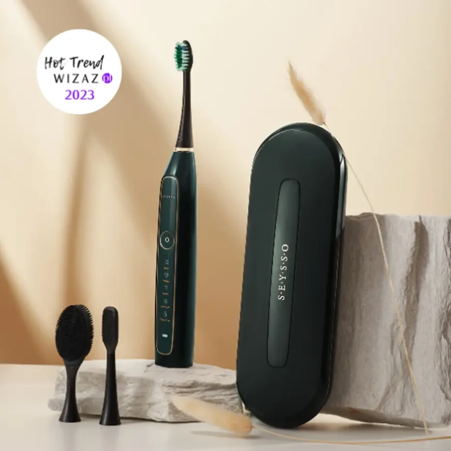 Seysso Forest Green Gold - zestaw szczoteczka soniczna