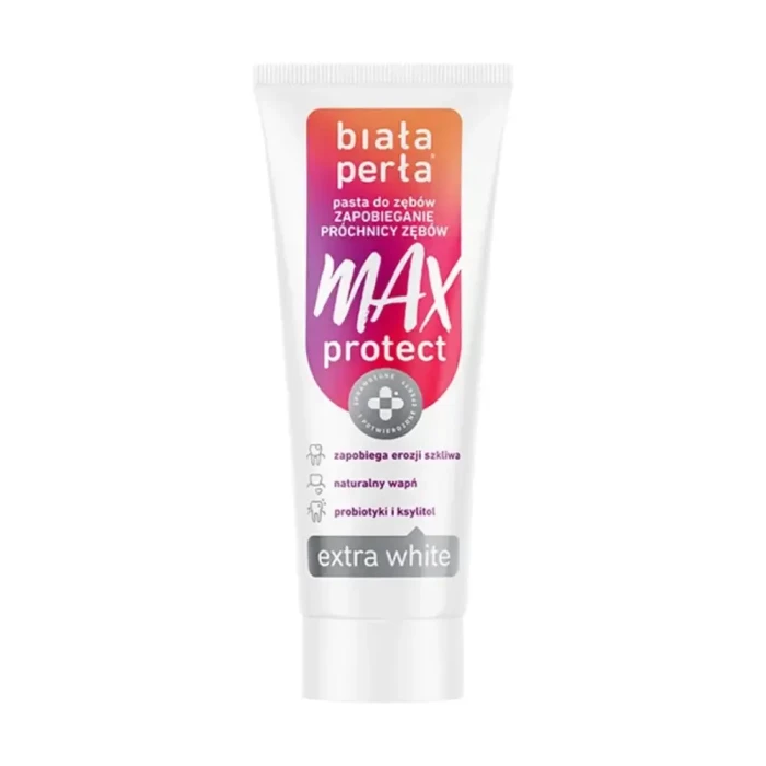 Biała Perła Max Protect - pasta do zębów zapobiegająca próchnicy 75 ml