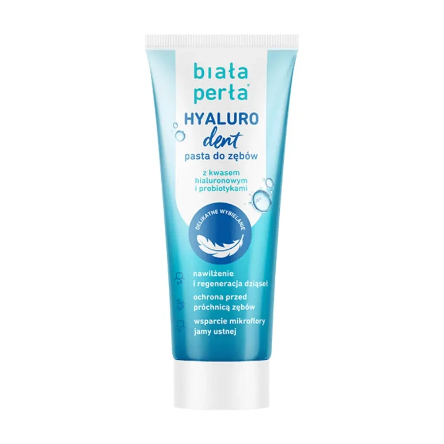 Biała Perła Hyaluro Dent - pasta do zębów z probiotykiem-ksylitolem oraz kwasem hialuronowym