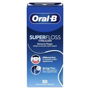 ORAL-B SUPER FLOSS - nić dentystyczna ze sztywną końcówką
