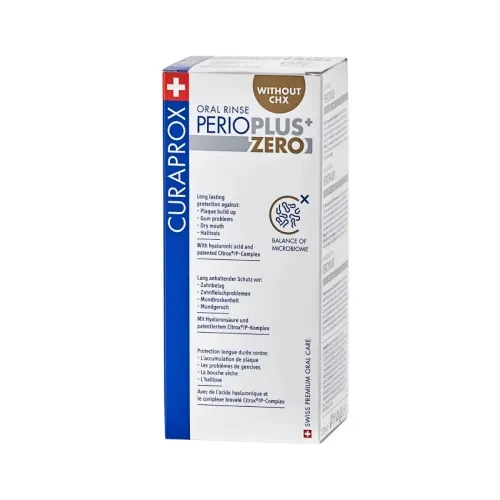 Curaprox Perio Plus Zero - płyn do płukania jamy ustnej bez CHX 200 ml