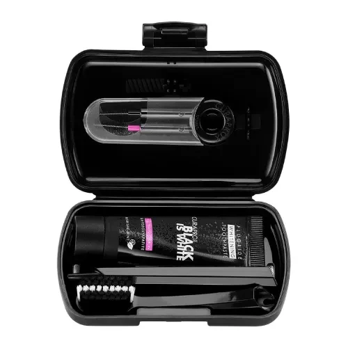 Curaprox Travel Set Black is White – podróżny zestaw do higieny jamy ustnej
