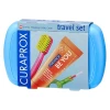 Curaprox Travel Set Ortho – podróżny zestaw do higieny jamy ustnej wersja niebieska