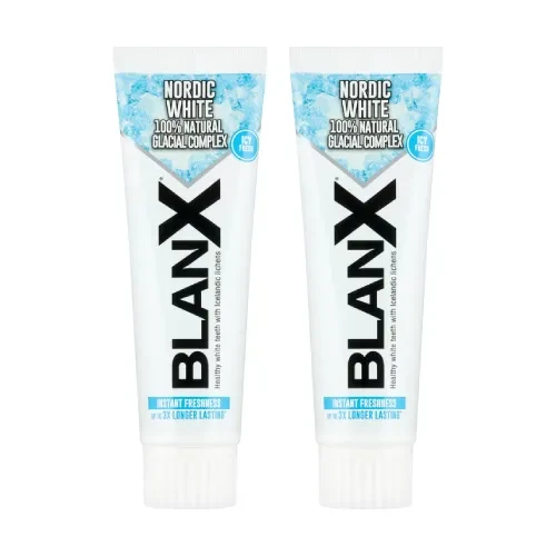 Blanx Nordic White - wybielająca pasta do zębów z naturalnym składem 75 ml 2sztuki