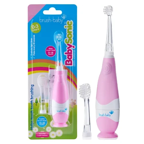 Brushbaby Babysonic Pro - Szczoteczka soniczna dla dzieci w wieku 0-3 lat