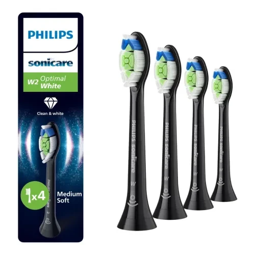 Philips Sonicare Optimal White HX6064/88 - nakładki na szczoteczki zapewniające doskonałe wybielanie 4szt.