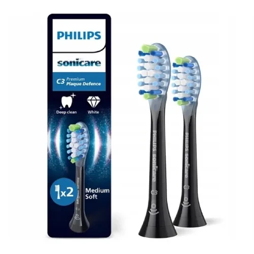 Philips Sonicare Premium Plaque Defence  HX9042/88 - nakładki na szczoteczki zapewniające doskonałe wybielanie 2szt.