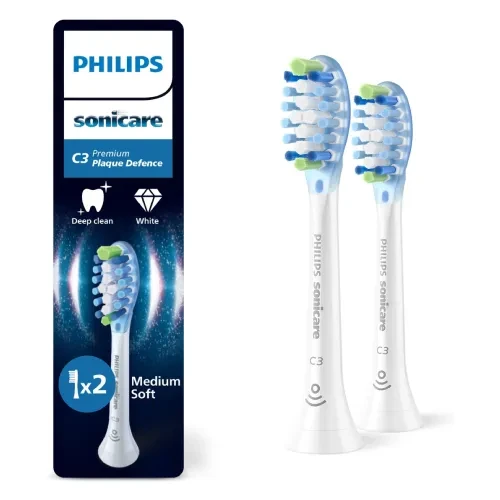 Philips Sonicare Premium Plaque Defence HX9042/87 - nakładki na szczoteczki zapewniające doskonałe wybielanie 2szt.