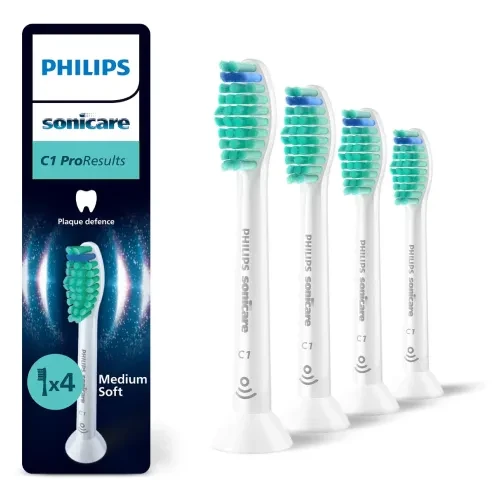 Philips Sonicare ProResults HX6014/87 - nakładki na szczoteczki zapewniające doskonałe wybielanie 4szt. 