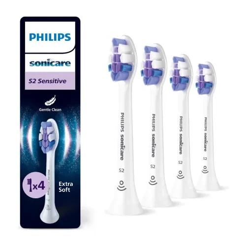 Philips Sonicare Sensitive HX6054/87 - nakładki na szczoteczki zapewniające doskonałe wybielanie 4szt. 