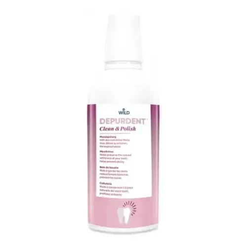 Wild Depurdent Clean&Polish - Płyn do płukania jamy ustnej z fluorem 500 ml