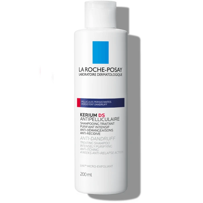  La Roche-Posay Kerium DS Antipelliculaire -  przeciwłupieżowy silny szampon o działaniu mikro-złuszczającym 200 ml
