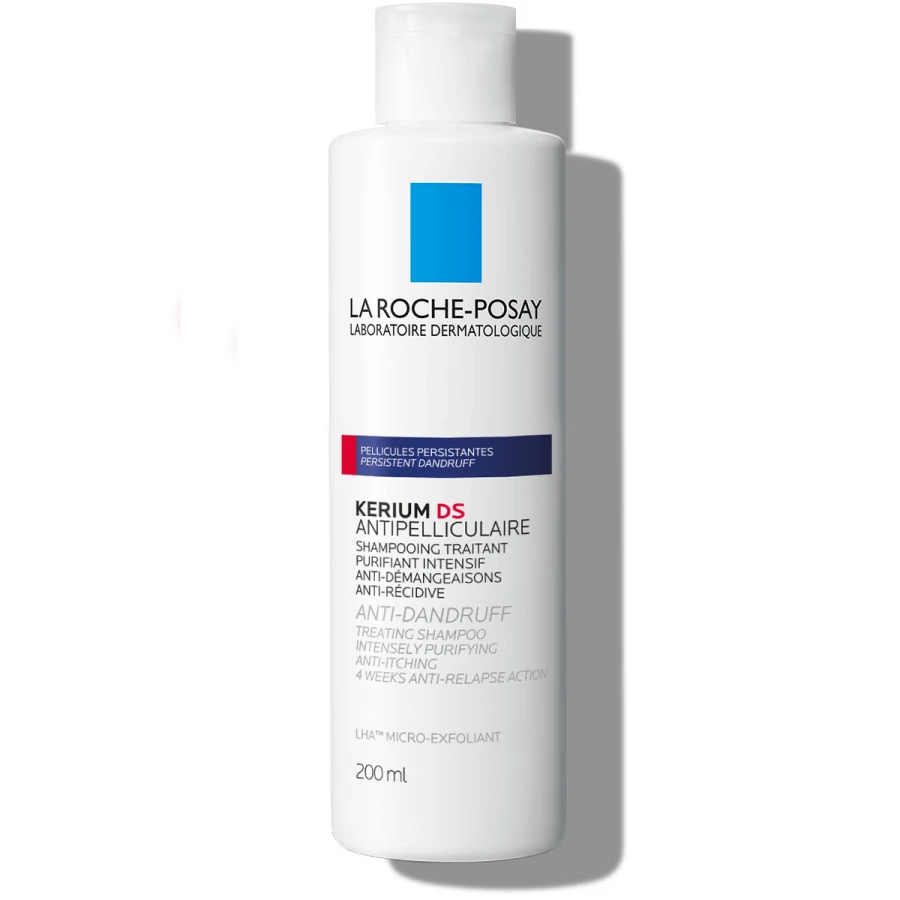 La Roche-Posay Kerium DS Antipelliculaire -  przeciwłupieżowy szampon - intensywna kuracja z LHA o działaniu mikro-złuszczającym 200 ml