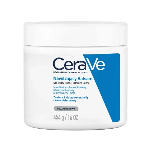 CeraVe Nawilżający Balsam - balsam do ciała i twarzy odbudowujący barierę ochronną skóry 454 g