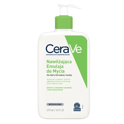CeraVe Hydrating Cleanser – nawilżająca emulsja do mycia dla skóry normalnej i suchej 437 ml