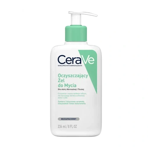 CeraVe Foaming Cleanser – oczyszczający żel do mycia dla skóry normalnej i tłustej 236 ml