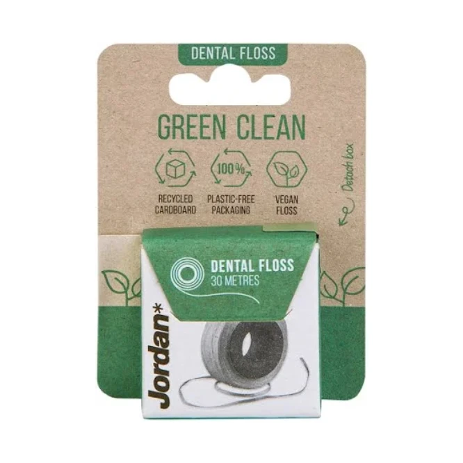Jordan Dental Floss Green Clean - eko nić dentystyczna 30 m